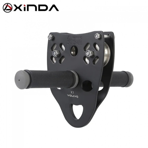 XINDA Professionelle Griff Pulley Roller Gear Outdoor klettern Tyrolean Traverse Crossing Gewicht Wagen Gerät Ausrüstung