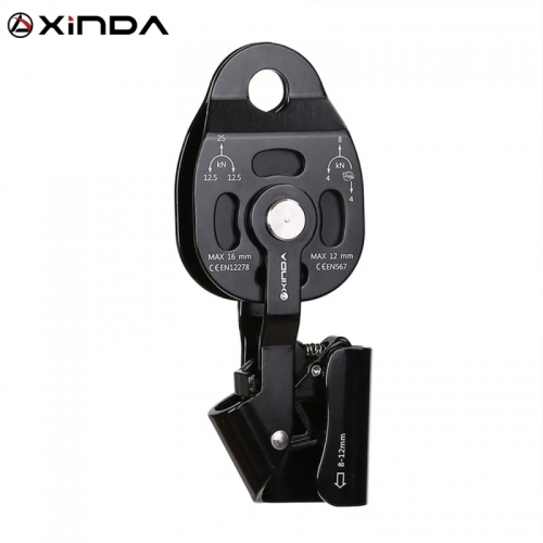 XINDA Top Qualität Professionelle Lift Gewicht Pulley Gerät Rettungs Überleben Getriebe outdoor klettern hohe höhe Schwere transport