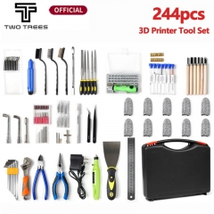 244pcs DIY 3D Printer Part Kit Deburring Tool Engraving Knife Carving Tool 3D Model File Cutter Scraper Material Removal Tool