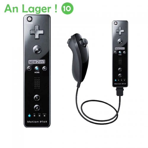 Built-in Motion Plus Wireless Remote Gamepad Controller For Nintendo Wii Nunchuck Joystick Joypad