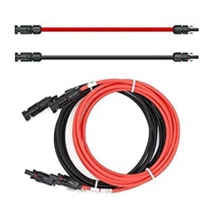 Extension cable solar plugs on both sides Solar cable red/black 4mm²