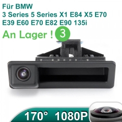 AHD 1080P Fisheye Objektiv Auto Rückansicht Kamera Für  BMW 3 Serie 5 Serie E39 E60 E70 E82 E90 X1 X5 135i