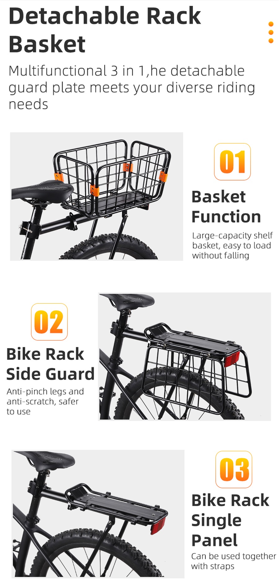 West Biking aluminum alloy bike carrier