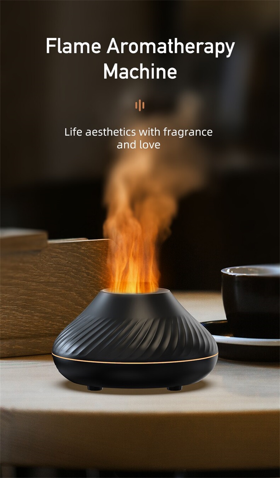 Flames aroma therapy humidifier