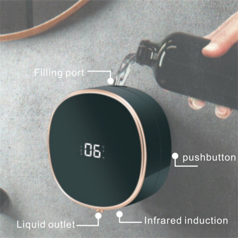 Smart wall liquid soap dispenser