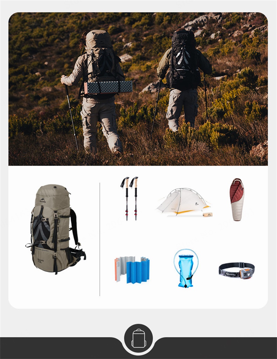 Nature hike outdoor mountaineering sports bags