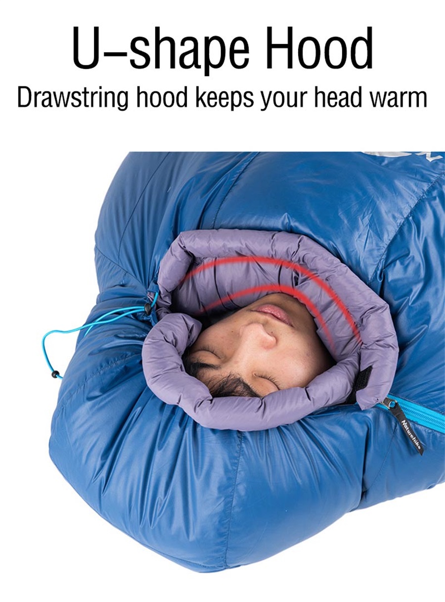 Nature hike goose down sleeping bag