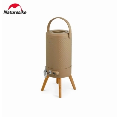 Naturehike stainless steel vacuum barrel portable camping bucket picnic insulated kettle large capacity storage water bucket