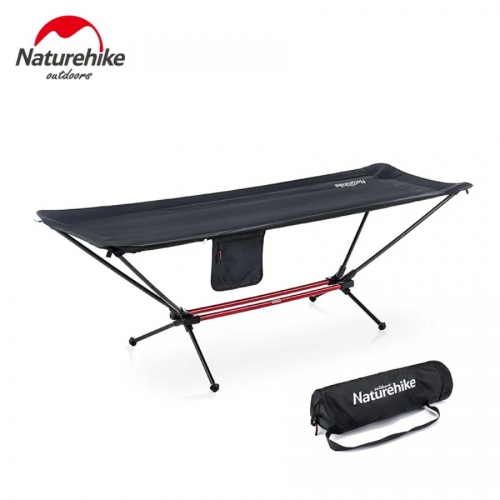 Naturehike Outdoor Single Camping Cot Folding Hammock Portable Aluminum Alloy Bracket Hammock