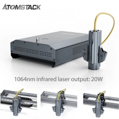 ATOMSTACK MR20 20w infrared laser module 1064nm fiber deep engraving head marking metal cut plastic logo 100000h lifespan