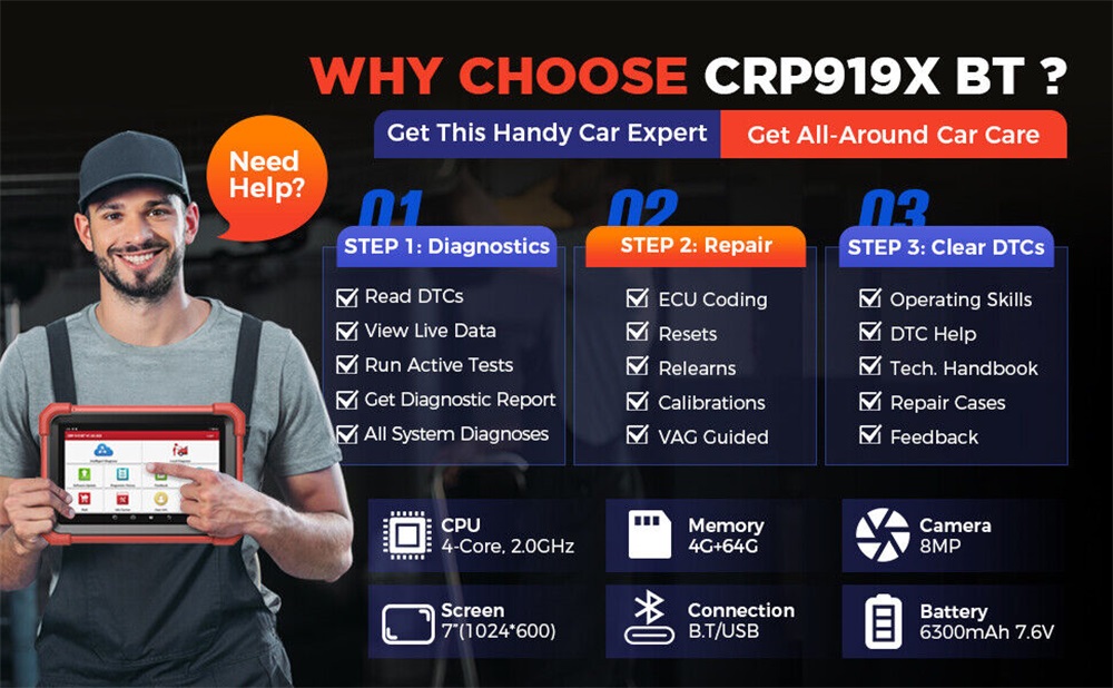 LAUNCH CRP919X BT