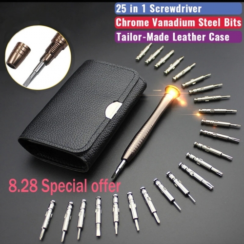 25 in 1 Mini Präzision Schraubendreher Magnetischen Set Elektronische Reparatur Tools Kit Für iPhone Kamera Uhr PC