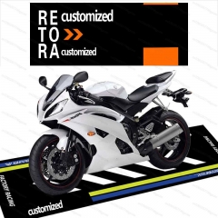 Tapis antidérapant pour moto, tapis personnalisé