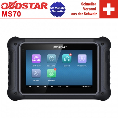 OBDSTAR MS70 7 Zoll Scanner Intelligente Scanner Motorrad Diagnose-Tool