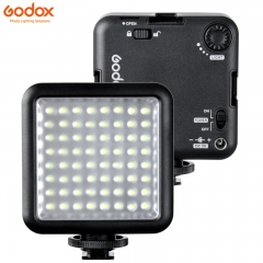 Godox LED64 LED lampe vidéo 5500-6500K avec variateur de luminosité pour appareil Photo reflex numérique caméscope DV prise de vue Photo