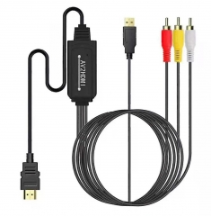 6.5 Feet Long Audio Video to HDTV Converter Cable
