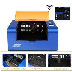 Machine de gravure laser Twotrees TS3 10w avec système de nettoyage à circulation interne de fumée contrôle hors ligne par application wifi