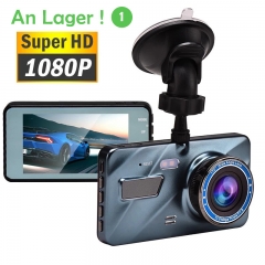 Car DVR Dash Cam Video Recorder 3 in 1 Rear View Camera Full HD Car Camera 3.6 "Cycle Recording Night Vision G-sensor Dashcam