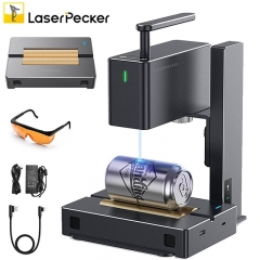 LaserPecker 2 Suit Machine à graver laser Puissance de sortie 5W Appareil de gravure laser portatif Cutter de gravure laser Avec rouleau