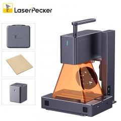 LaserPecker 2 Super machine à graver laser portable appareil de gravure laser+rouleur+base de puissance+sac de rangement+plaque de découpe