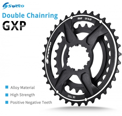 SWTXO VTT GXP Double plateau 36T-26T/38T-28T couronne de vélo pour SRAM XO1 X1 GX XO X9 roue de chaîne de manivelle de vélo