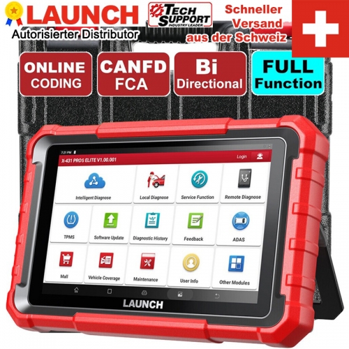 LAUNCH X431 PROS ELITE PROFI OBD2 Diagnostic Tool All ECU Coding OBD2 Scanner Tool