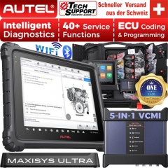 Autel MaxiSys Ultra Automotive Diagnostic Tablet Tool OBD2 Scanner With 5 in 1 VCMI IMMO /ECU Programming & Coding/Oil Reset /ABS /BMS /DPF...