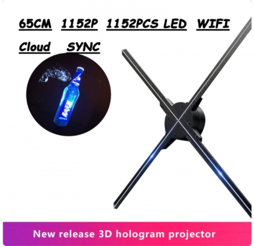 65CM 1152Pcs LED WIFI 3D Projector Light Hologram Projector