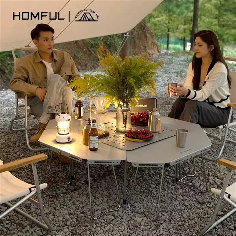 Folding portable table