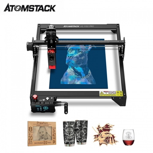 ATOMSTACK A5 M50 Pro 40W Laser DIY CNC Engraving Machine Cutting Engraver Laser Engraving Machine with 410x400mm Engraving Area