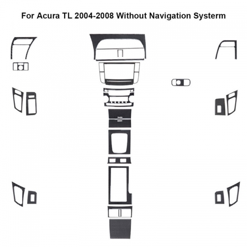 27 Piece Interior Trim Kit for Acura TL 2004-2008