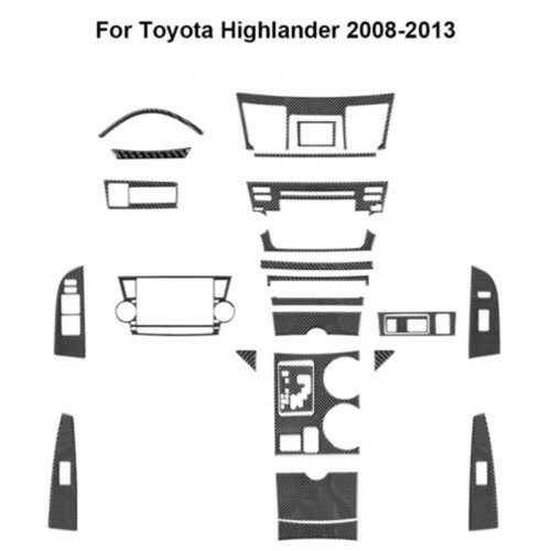 Kit intérieur 25 pièces pour Toyota Highlander 2008-2013