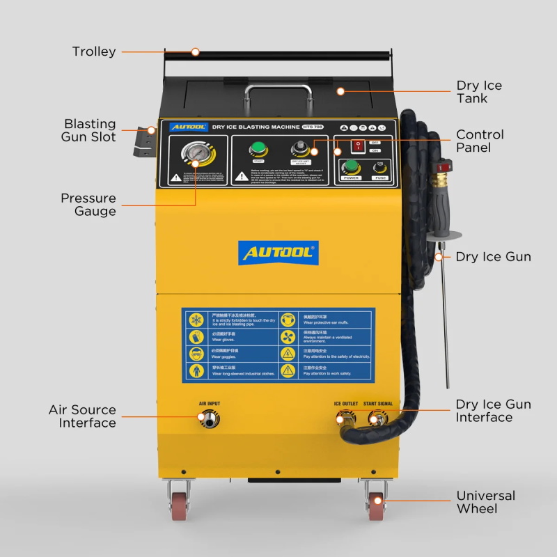 AUTOOL HTS708 Reinigung Maschine