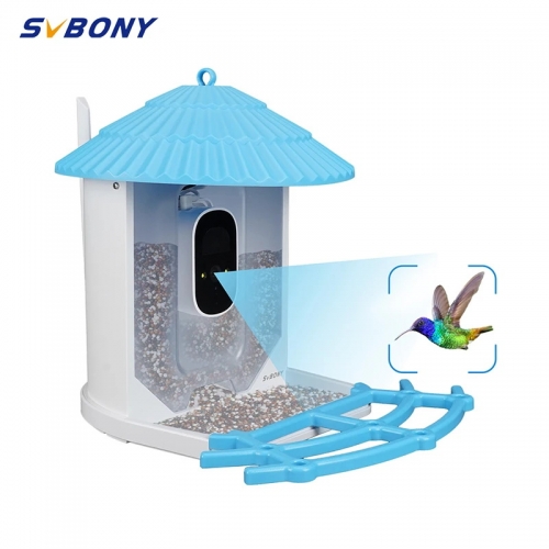 SVBONY SC101 Smart Bird Feeder with APP, Wild Bird Watching, 1080P HD Camera, 2.4G WiFi, Bird Identification, IP66 Waterproof