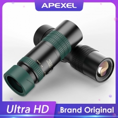 APEXEL 8-24x30 Zoom Lens Telephoto Telescope Monocular Long Range Powerful Foldable phone lenses for smartphones Hunting Camping