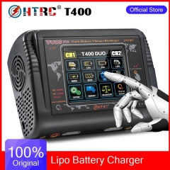 HTRC T400 Pro Lipo chargeur de batterie DC 400W AC 200W 12Ax2 RC chargeur déchargeur pour LiHV vie li-lon NiCd NiMh Pb LiPo batterie