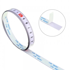 Self Adhesive Metric Ruler Miter Track Tape Measure Steel Saw Scale for T-Track Router Table Bandsaw Woodworking Tool