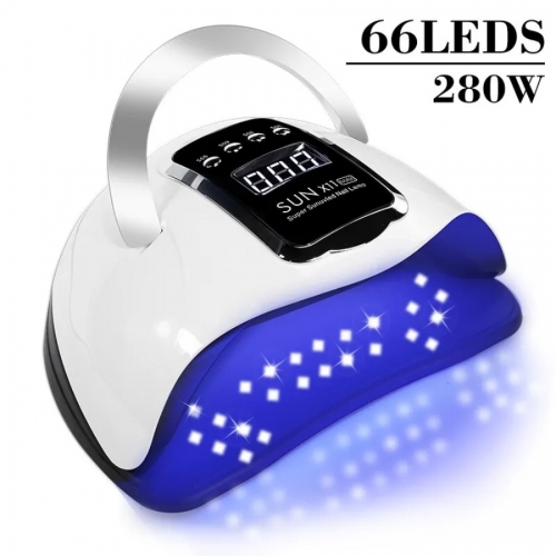 Sun x11 max profession elle nagel trocknungs lampe für maniküre 280w 66 LEDS gel politur trocknungs maschine mit auto sensor UV LED nagel lampe