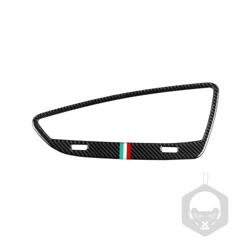 Für Alfa Romeo 159 939 Brera Spider 2004 -2011 Zubehör Auto Dashboard Air Vent AC Aufkleber Abdeckung Carbon Fiber aufkleber Trim RHD