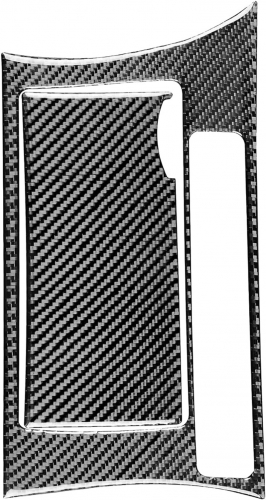 2 Stück Kohlefaser-Aufkleber für Innenhandbremsen,Getränkehalter, Abdeckungs-Set ohne Sitzheizung, kompatibel mit Mazda 3 Axela 2010-2013 Mazdaspeed 3