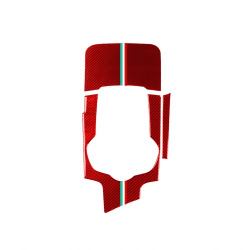 Car Gear Shift Cover Sticker Carbon Fiber Sticker Center Console Trim For Alfa Romeo Giulia 952 2017 2018 2019 Accessories