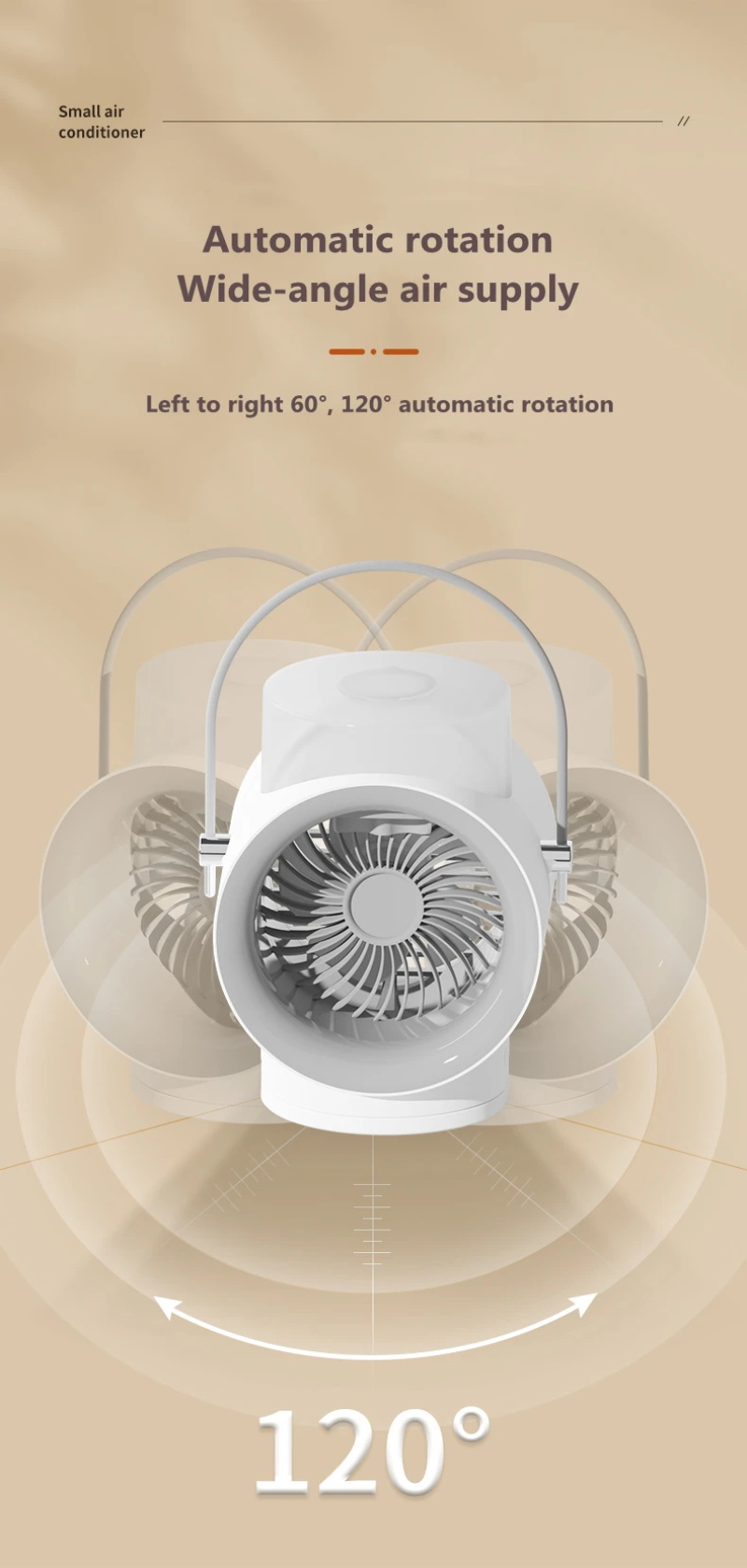 MIUI Ventilateur de Climatisation Réglable