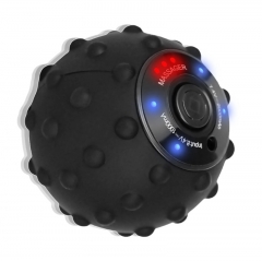 4 Geschwindigkeit Vibrationsmassageball Mini Wiederaufladbarer Vibrationsball Pilates Yoga Rückenmuskelregeneration Massagerolle