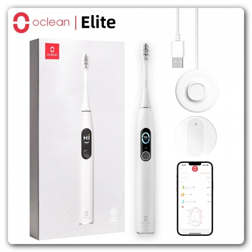 Oclean x pro elite sonic elektrische zahnbürste ultra-leise app-aided, ipx7 oral bürste, zahn zahnweiß