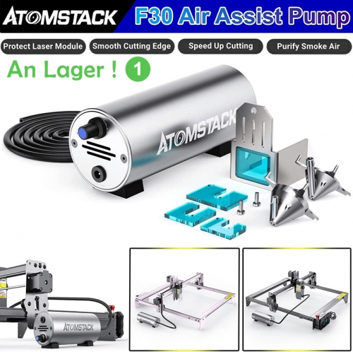 ATOMSTACK F30 Laser Gravur Air-Unterstützt Zubehör Hohe Luftstrom 10-30L/min für ATOMSTACK A5 X7 S10 A10 PRO Laser Graveur