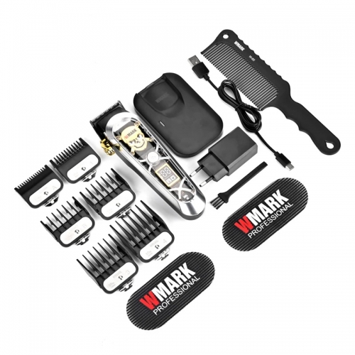 New Wmark NG-130 wireless charging hair clipper high speed professional type-C rechargeable hair clipper with charging stand changer