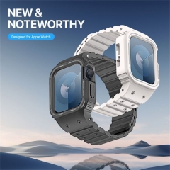 Bracelet en silicone magnétique monobloc série DUX DUCIS OA pour Apple Watch