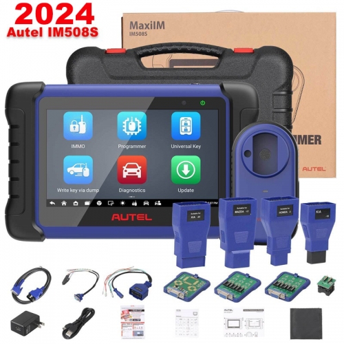 Autel MaxiIM IM508S Outil d'analyse de programmation de clés de voiture avec programmateur de clés XP200,Scanner de diagnostic de voiture