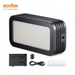 Godox WL8P Wasserdicht LED Video Licht 2700K-8500K Farbe Einstellen 2900Mah 96 CRI 97 TLCI App Steuerung für Sony Canon DSLR Flash