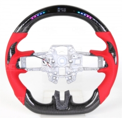 Carbon Fiber LED Display Steering Wheel for Ford Mustang EcoBoost 2015-2023